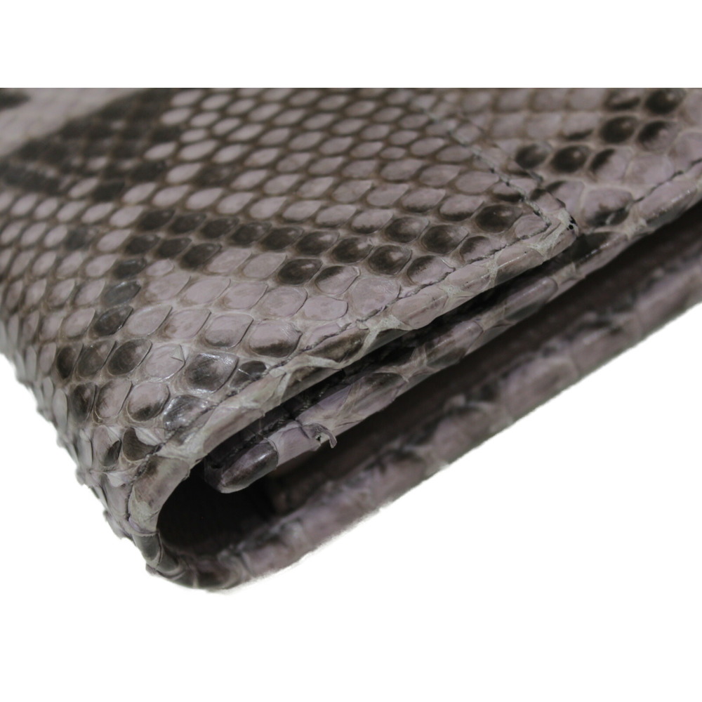 Gucci Long Wallet Python Leather Light Purple - image 7